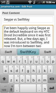 Swype vs. SwiftKey
