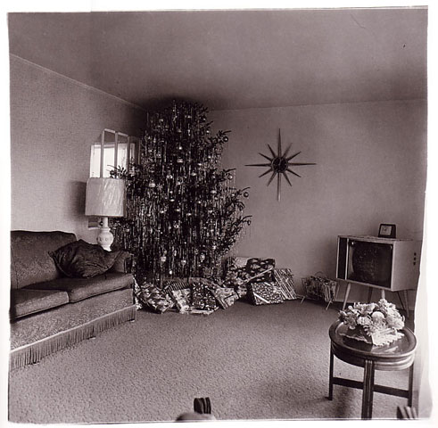 Christmas Tree in a living room, Levitown, L.I. Source: masters-of-photography.com